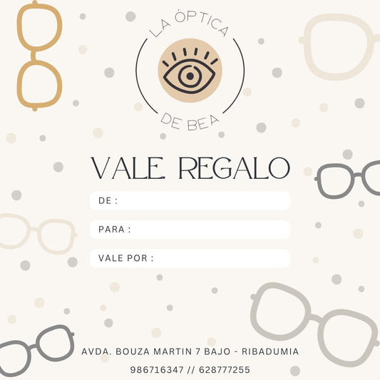 TARJETA REGALO LA OPTICA DE BEA